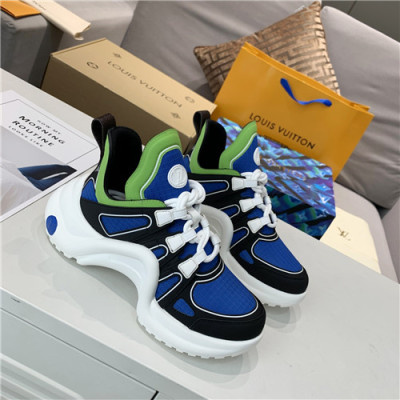 Louis Vuitton 2020 Women's Leather Sneakers - 루이비통 2020 여성용 레더 스니커즈,Size(225-250),LOUS1733,블루