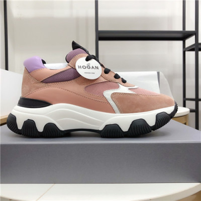 Hogan 2021 Women's Leather Sneakers - 호간 2021 여성용 레더 스니커즈,Size(225-250),HOGS0064,핑크