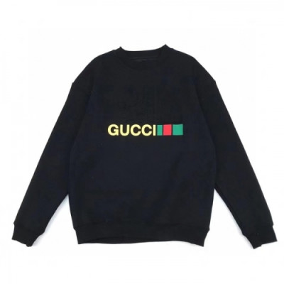 [구찌]Gucci 2021 Mm/Wm Logo Crew-neck Cotton Tshirts - 구찌 2021 남/녀 로고 코튼 크루넥 코튼 긴팔티 Guc03364x.Size(s - l).블랙