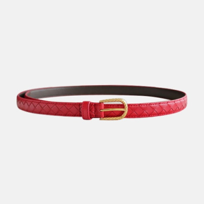 Bottega Veneta 2021 Women's Leather Belt - 보테가 베네타 2021 여성용 레더 벨트,BOTBT0035,레드