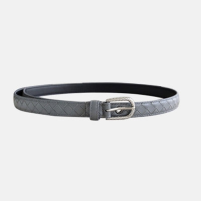 Bottega Veneta 2021 Women's Leather Belt - 보테가 베네타 2021 여성용 레더 벨트,BOTBT0036,그레이