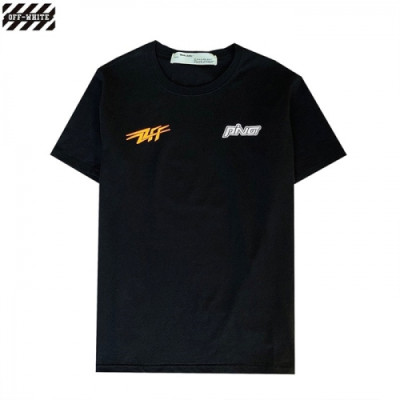 [오프화이트]Off-white 2021 Mm/Wm Printing Logo Crew - neck Cotton Short Sleeved Tshirts - 오프화이트 2021 남/녀 프린팅 로고 코튼 반팔티 Off0636x.Size(s - 2xl).블랙