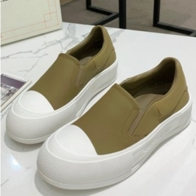 Alexander McQueen 2021 Women's Loafer - 알렉산더맥퀸 2021 여성용 로퍼,Size(225-250),AMQS0212,올리브