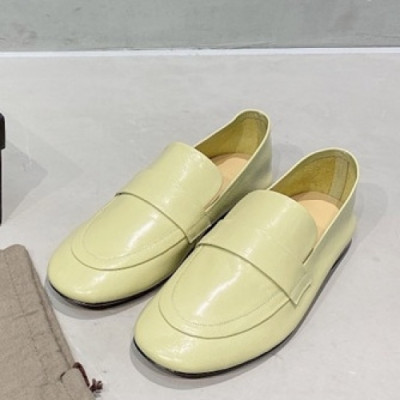 Bottega Veneta 2021 Women's Leather Loafer - 보테가베네타 2021 여성용 레더 로퍼,Size(225-250),BVS0233,옐로우