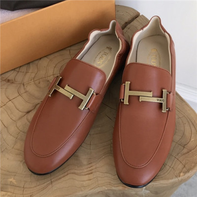 Tod's 2021 Women's Leather Loafer - 토즈 2021 여성용 레더 로퍼,Size(225-250),TODS0190,브라운