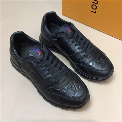 Louis Vuitton 2021 Men's Leather Sneakers - 루이비통 2021 남성용 레더 스니커즈,Size(240-270),LOUS1770,블랙