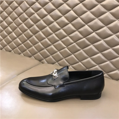 Hermes 2021 Men's Leather Oxford Shoes - 에르메스 2021 남성용 레더 옥스퍼드 슈즈,Size(240-270),HERS0382,블랙