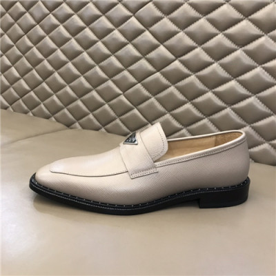 Prada 2021 Men's Leather Oxford Shoes - 프라다 2021 남성용 레더 옥스퍼드 슈즈,Size(240-270),PRAS0687,베이지