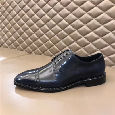 Prada 2021 Men's Leather Oxford Shoes - 프라다 2021 남성용 레더 옥스퍼드 슈즈,Size(240-270),PRAS0696,네이비