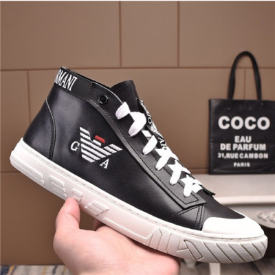 Armani 2021 Men's Sneakers - 알마니 2021 남성용 스니커즈,Size(240-270),ARMS0371,블랙