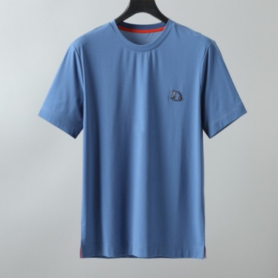 [에르메스]Hermes 2021 Mens Crew-neck Short Sleeved Tshirts - 에르메스 2021 남성 크루넥 반팔티 Her0578x.Size(m - 3xl).블루