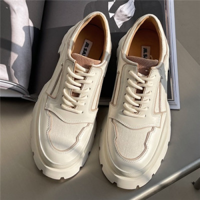 Jil Sander 2021 Women's Leather  Sneakers - 질샌더 2021 여성용 레더 스니커즈,Size(225-250),JILS0009,화이트