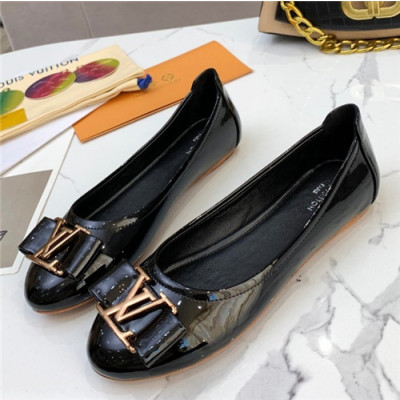 Louis Vuitton 2021 Women's Leather Flat - 루이비통 2021 여성용 레더 플렛,Size(225-250),LOUS1798,블랙