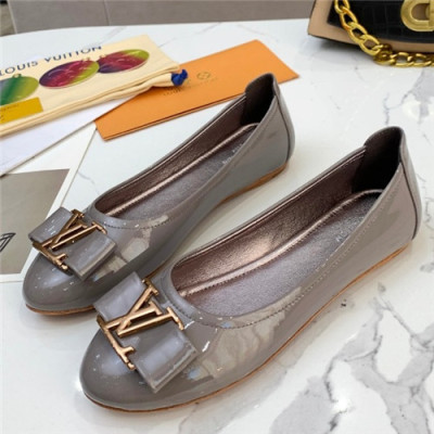 Louis Vuitton 2021 Women's Leather Flat - 루이비통 2021 여성용 레더 플렛,Size(225-250),LOUS1799,그레이