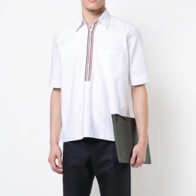 [톰브라운]Thom Browne 2021 Mens Casual Short Sleeved Tshirts - 톰브라운 2021 남성 캐쥬얼 반팔티 Thom1209x.Size(s - 2xl).화이트