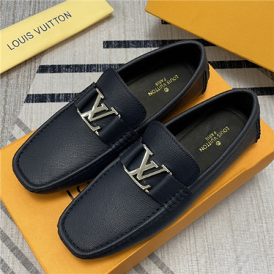 Louis Vuitton 2021 Men's Leather Loafer - 루이비통 2021 남성용 레더 로퍼,Size(240-270),LOUS1812,블랙