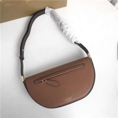 [버버리]Burberrry 2021 Women's Leather Hobo Bag,26cm - 버버리 2021 여성용 레더 호보백,26cm,BURB0539,카키