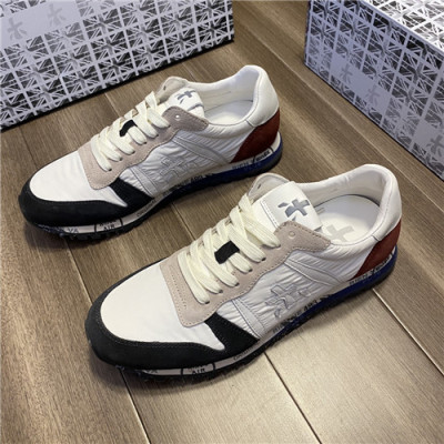 Premiata 2021 Men's Leather Sneakers - 프리미아타 2021 남성용 레더 스니커즈,Size(240-270),PREMS0006.화이트