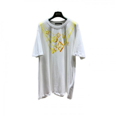 [루이비통]Louis vuitton 2021 Mm/Wm Logo Short Sleeved Tshirts - 루이비통 2021 남/녀 로고 반팔티 Lou02613x.Size(s - xl).화이트