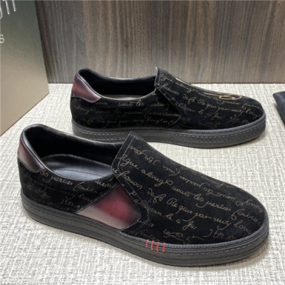 Berluti 2021 Men's Leather Sneakers - 벨루티 2021 남성용 레더 스니커즈,Size(240-270),BERTS0205,블랙