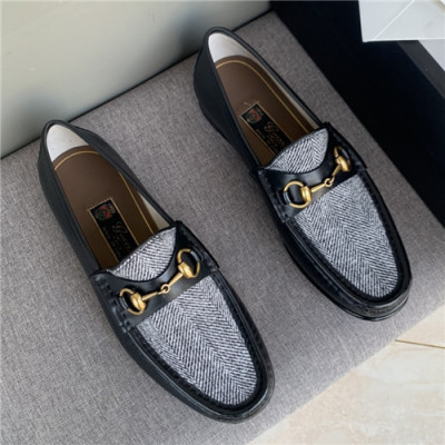 Gucci 2021 Men's Leather Loafer - 구찌 2021 남성용 레더 로퍼,Size(240-270),GUCS1399,블랙