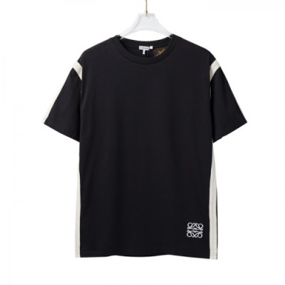 [로에베]Loewe 2021 Mm/Wm Smile Short Sleeved Tshirts - 로에베 2021 남/녀 스마일 반팔티 Loe0392x.Size(xs - l).블랙