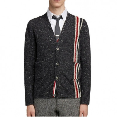 [톰브라운]Thom Browne 2021 Mens Strap V-neck Cardigan - 톰브라운 2021 남성 스트랩 브이넥 가디건 Thom01226x.Size(m - 2xl).그레이