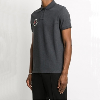 [매장판]Moncler 2021 Mens Logo Crew-neck Short Sleeved Tshirts - 몽클레어 2021 남성 로고 크루넥 반팔티 Moc02159x.Size(m - 2xl).그레이