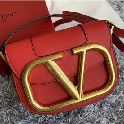 [발렌티노]Valentino 2021 Women's Garavani Supervee Shoulder Bag,18cm - 발렌티노 2021 여성용 가바니 슈퍼비 숄더백,18cm,VTB1041,레드