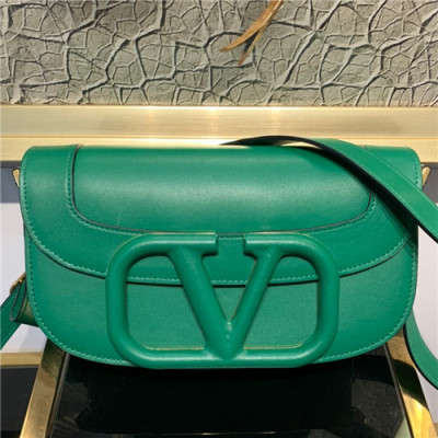 [발렌티노]Valentino 2021 Women's Garavani Supervee Shoulder Bag,26cm - 발렌티노 2021 여성용 가바니 슈퍼비 숄더백,26cm,VTB1065,그린