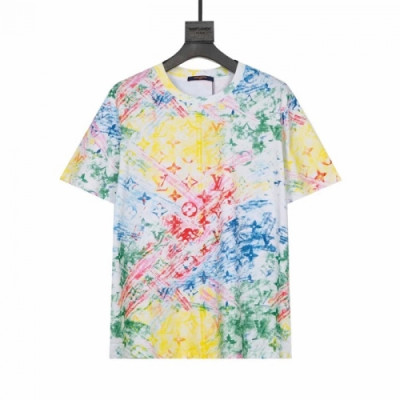 [루이비통]Louis vuitton 2021 Mm/Wm Logo Short Sleeved Tshirts - 루이비통 2021 남/녀 로고 반팔티 Lou02679x.Size(xs - l).화이트