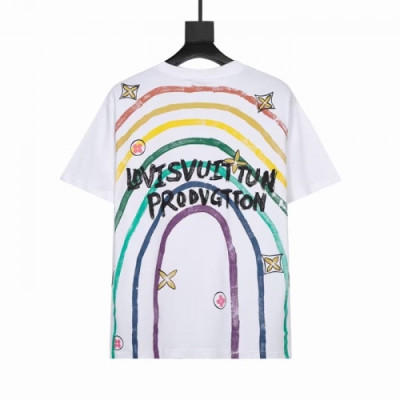 [루이비통]Louis vuitton 2021 Mm/Wm Logo Short Sleeved Tshirts - 루이비통 2021 남/녀 로고 반팔티 Lou02680x.Size(xs - l).화이트