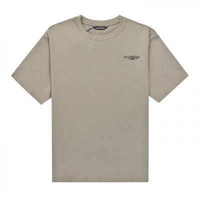 [발렌시아가]Balenciaga 2021 Mm/Wm Logo Cotton Short Sleeved Tshirts - 발렌시아가 2021 남/녀 로고 코튼 반팔티 Bal0982x.Size(xs - l).그레이