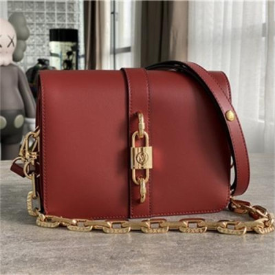 [루이비통]Louis Vuitton 2021 Women's Leather Shoulder Bag,22cm - 루이비통 2021 여성용 레더 숄더백,22cm,LOUB2280,레드