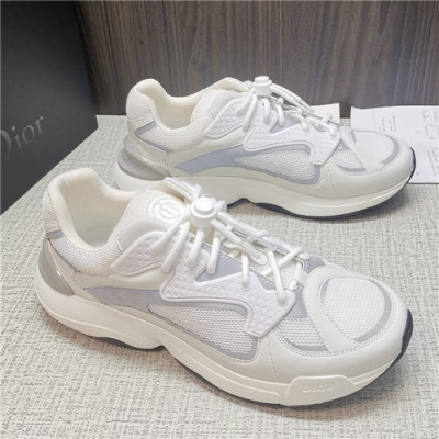 Dior 2021 Men's Leather Running Shous - 디올 2021 남성용 레더 런닝슈즈,Size(240-270),DIOS0322,화이트