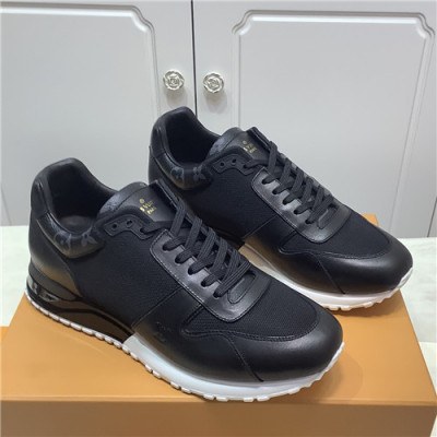 Louis Vuitton 2021 Men's Leather Sneakers - 루이비통 2021 남성용 레더 스니커즈,Size(240-270),LOUS1893,블랙