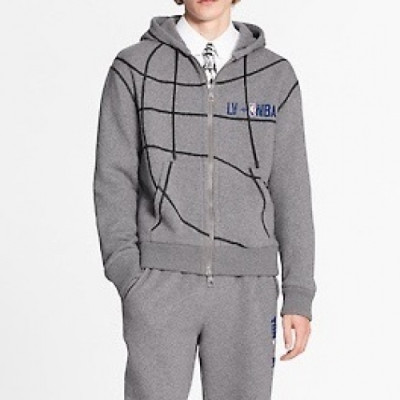 [루이비통]Louis vuitton 2021 Mens Casual Cotton Hoodie - 루이비통 2021 남성 캐쥬얼 코튼 후디 Lou02704x.Size(m - 2xl).그레이