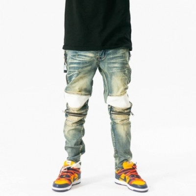 [매장판]Amiri 2021 Mens Trendy Denim Pants - 아미리 2021 남성 트렌디 데님 팬츠 Ami0166x.Size(29 - 40).블루