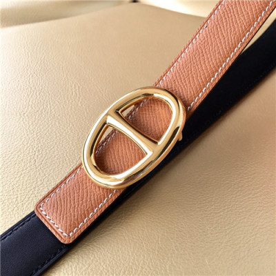 [매장판]Hermes 2021 Women's Leather Belt,2.5cm - 에르메스 2021 여성용 레더 벨트 2.5cm,HERBT0116,카멜