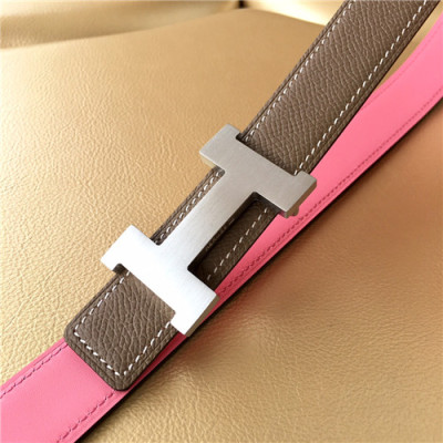 [매장판]Hermes 2021 Women's Leather Belt,2.5cm - 에르메스 2021 여성용 레더 벨트 2.5cm,HERBT0121,카키