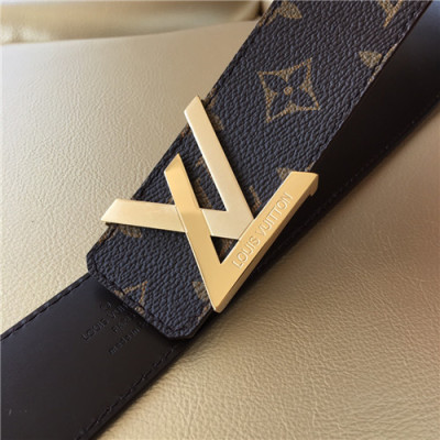 [매장판]Louis Vuitton 2021 Men's Leather Belt,3.5cm - 루입비통 2021 남성용 레더 벨트,3.5cm,LOUBT0169,브라운