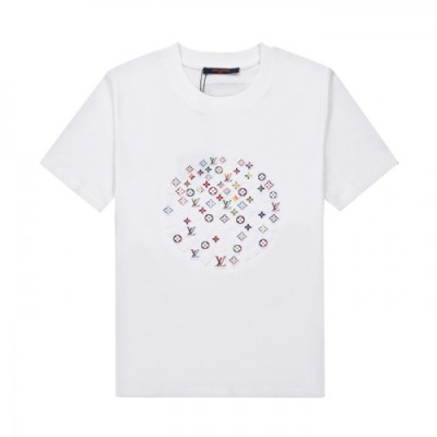 [루이비통]Louis vuitton 2021 Mm/Wm Logo Short Sleeved Tshirts - 루이비통 2021 남/녀 로고 반팔티 Lou02718x.Size(xs - l).화이트