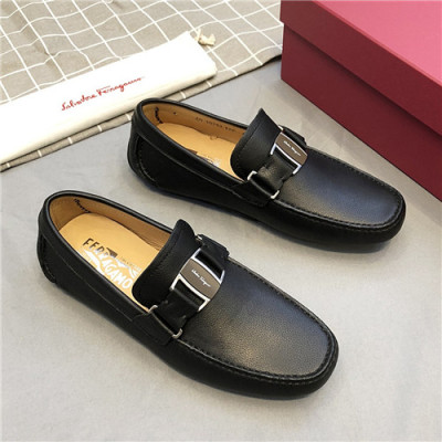 Salvatore Ferragamo 2021 Men's Leather Loafer - 페라가모 2021 남성용 레더 로퍼,Size(240-270),FGMS0541,블랙