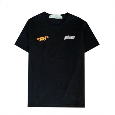 [오프화이트]Off-white 2021 Mm/Wm Printing Logo Crew - neck Cotton Short Sleeved Tshirts - 오프화이트 2021 남/녀 프린팅 로고 코튼 반팔티 Off0697x.Size(s - 2xl).블랙