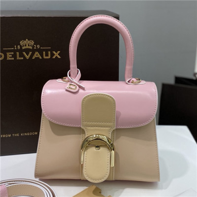 [델보]Delvaux 2021 Brillant Tote Shoulder Bag,20cm - 델보 2021 브리앙 토트 숄더백,20cm,DVB0376.베이지