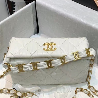 [샤넬]Chanel 2021 Women's Leather Shouder bag,19cm - 샤넬 2021 여성용 레더 숄더백,19cm,CHAB1641,화이트