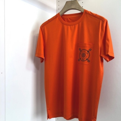 [에르메스]Hermes 2021 Mens Crew-neck Short Sleeved Tshirts - 에르메스 2021 남성 크루넥 반팔티 Her0629x.Size(m - 2xl).오렌지