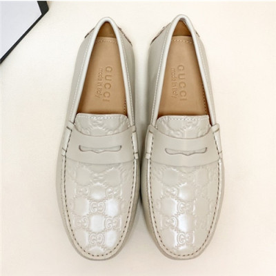 Gucci 2021 Men's Leather Loafer - 구찌 2021 남성용 레더 로퍼,Size(240-270),GUCS1417,베이지