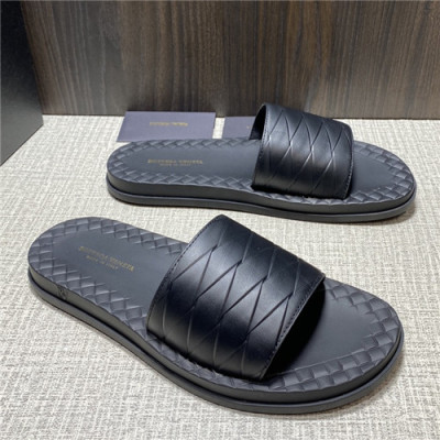 Bottega Veneta 2021 Men's  Leather Slipper  - 보테가베네타 2021 남성용 레더 슬리퍼,Size(240--270),BVS0337,블랙