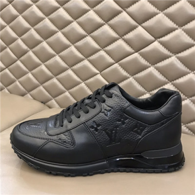 Louis Vuitton 2021 Men's Leather Sneakers - 루이비통 2021 남성용 레더 스니커즈,Size(240-270),LOUS1951,블랙